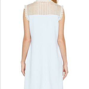 New sleeveless tunic dress w/silk chiffon top part